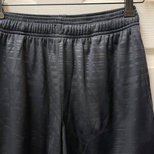 Vintage Umbro Shorts Mens Small Black Jacquard Print Athletic Soccer Running 90s